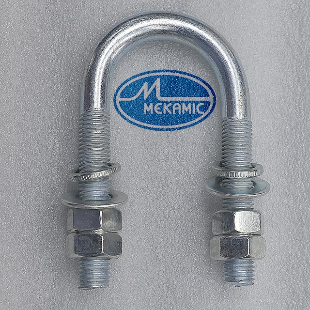 Quang treo cáp thang máy (Cùm U) chính hãng Mekamic. Chất liệu thép hợp kim mạ kẽm, tiện ren chính xác, chịu tải từ 2000kg - 5000kg. Đảm bảo an toàn tuyệt đối.